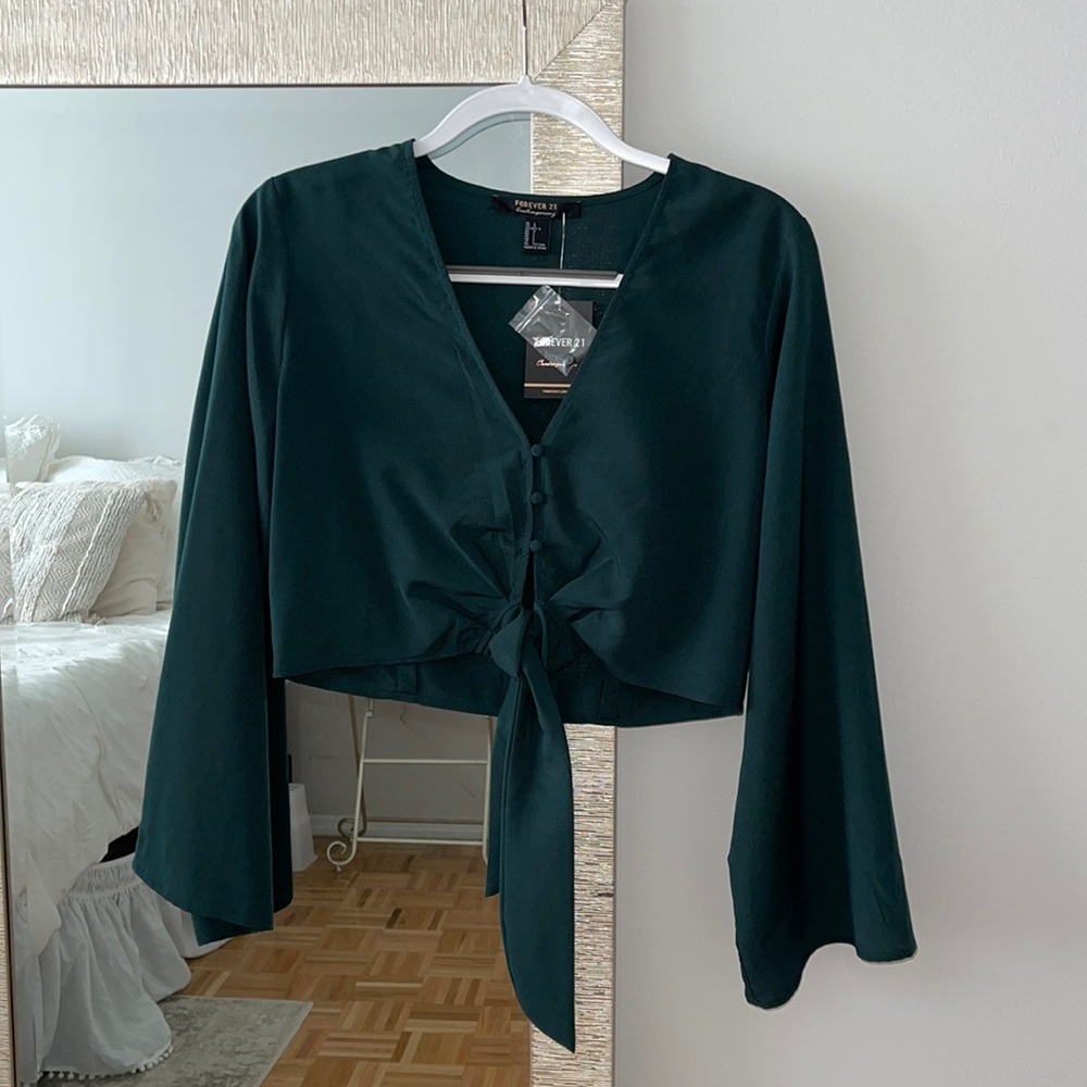 NWT Emerald Green Blouse!